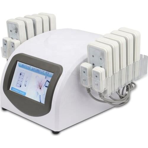Weight Loss 650nm Lipo Laser Slimming Machine Salon Use Body Shaping 14 Pads Fat Reduction Lipolaser Liposuction Instrument