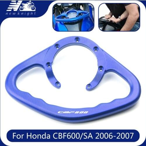 For Honda CBF600/SA 2010-2013 Motorcycle CNC Aluminum Passenger Handgrips Hand Grip Tank Grab Bar Handles Armrest Accessories