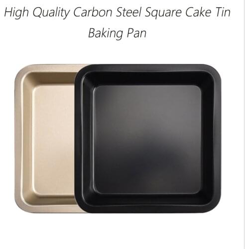 8 Inch Loaf Pan Rectangle Toast Bread Mold Cake Mold Carbon Steel Loaf Pastry Baking Bakeware DIY Non Stick Pan Baking Supplies