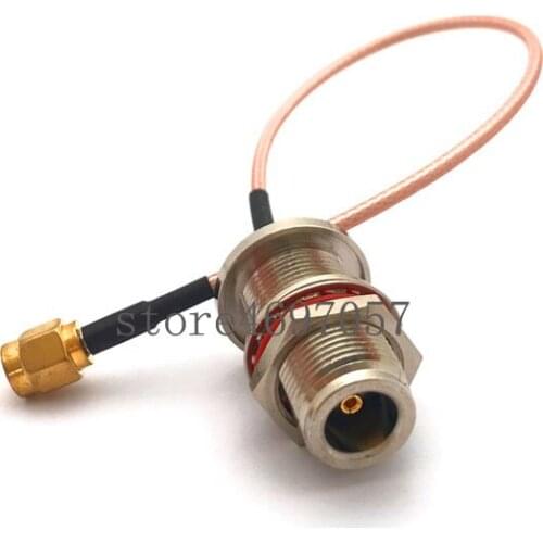 N Female to RP SMA Male (hole)Cable RG316 20CM
