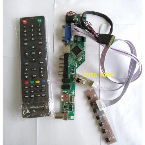 Kit for LP156WH4(TL)(Q2) panel Controller board driver remote VGA 15.6" LCD LED 40pin LVDS 1366X768 HDMI-compatible USB TV AV