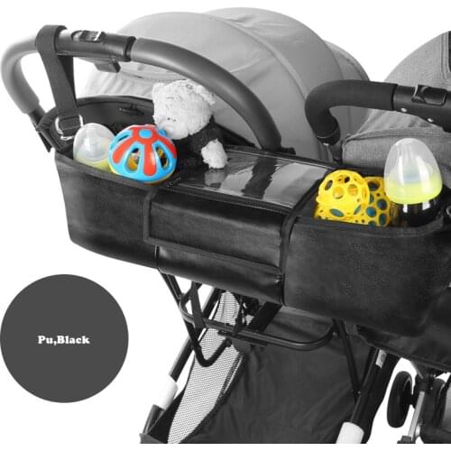 New Baby Twins Stroller Bags Large Capacity Diaper Bags Outdoor Travel Hanging Carriage Mommy Bag Infant Care Organizer Crib Bag