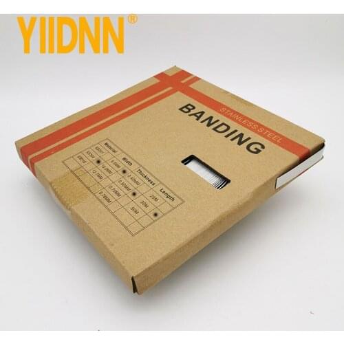 SUS304 Stainless Steel Banding Coil Strapping, Tensioning 3/8" x0.020" x 100",9.5mm*0.5mm*30m