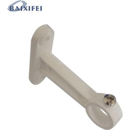 6 Pcs D16mm Plastic Bracket 7cm , Curtain Accessories Bracket for Window Decoration