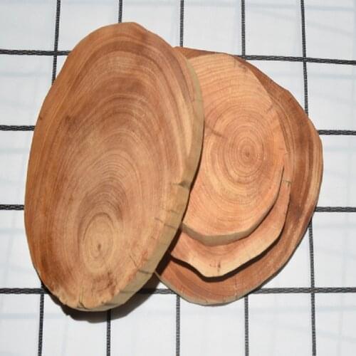 DIY Tableware Decoration Natural Round Wood Coasters Cup Pad Tea Coffee Mug Mat Drinks Holder DIY Crafts Home Kitchen Decor