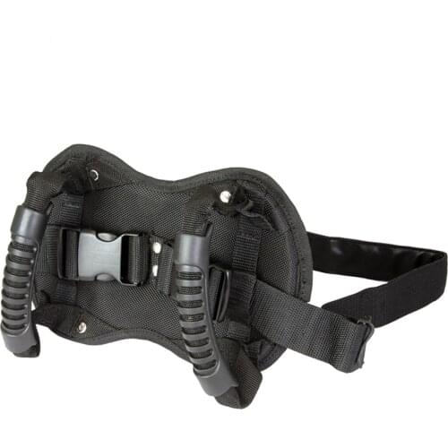 Safety Waist Belt Bandage Motorcycle Accessory Auxiliary Reinforce Buckle Black Driving Backseat Handle Comfortable Universal