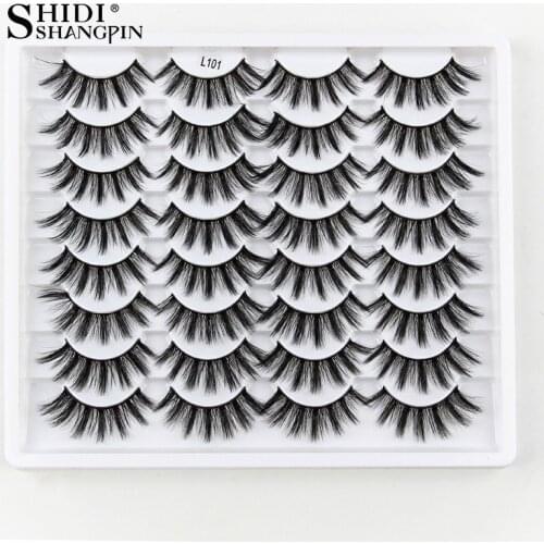 3/5/16 Pairs Faux Mink Eyelashes Natural Thick Long False Eyelashes Dramatic Fake Lashes Makeup Tool Extension lashes maquiagem