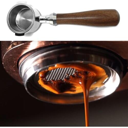 Espresso Coffee Machine Handle 51MM Bottomless Filter Holder For Delonghi