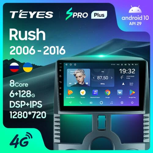TEYES SPRO Plus For Toyota Rush J200 1 2006 - 2016 Right hand driver Car Radio Multimedia Video Player Navigation GPS Android 10 No 2din 2 din dvd