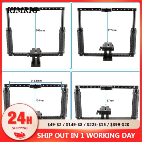 KIMRIG Universal Camera VersaFrame Cage For Canon Nikon Sony Panasonic GH3 GH4 Fujifilm Dslr Cameras With Battery Grip