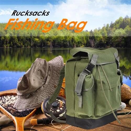 70L Military Tactics Bag Outdoor Trekking Travel Bag Large Capacity Canvas Fishing Bags Multi-pocket Camouflage Hiking Backpack