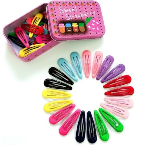 New Women Girls Cute Colorful Waterdrop Shape Hairpins Sweet Hair Clips Barrettes Slid Clip Fashion Hair Accessories