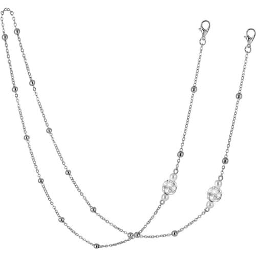 1pcs Eyeglass Strap Reading Glasses Hanging Chain Fashion Sunglasses Spectacles Holder Neck Cord Glasses Slip Metal Chain