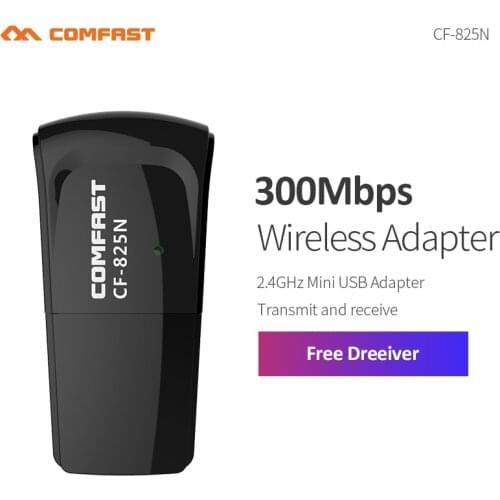Comfast 300Mbps Adaptador Wi-fi Receiver Wifi Usb Wi-fi Adapter Network Card Wireless wi fi dongle CF-WU825N V3