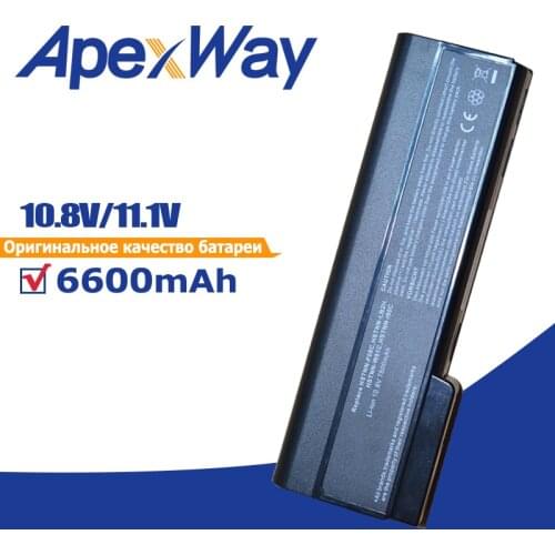 6600mAh ping Laptop Battery for HP EliteBook 8460p 8460w 8560p ProBook 6360b 6460b 6465b 6560b 6565b