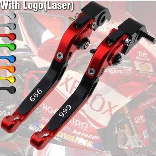 Motorcycle Accessories Extendable Adjustable Foldable Handle Levers Brake Clutch Lever for Ducati 999 /S/R 2003 2004 2005 2006