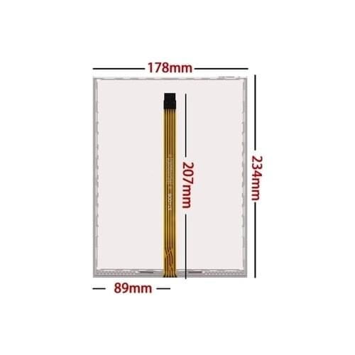 AMT2507 AMT 2527 new 10.4 inch 5 wire resistance flat knitting machine touch panel glass 234*178