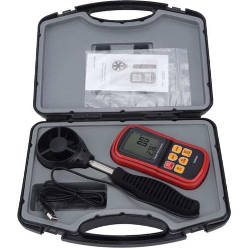 GM8909 Anemometer Multifunctional Digital Display Data-Holding Wind Direction Anemometer High-Accuracy Anemometer