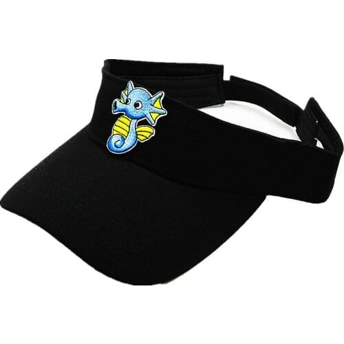 2020 Cotton Cartoon Seahorse Embroidery Visors Baseball Cap Adjustable Snapback Cap for Men and Women 13