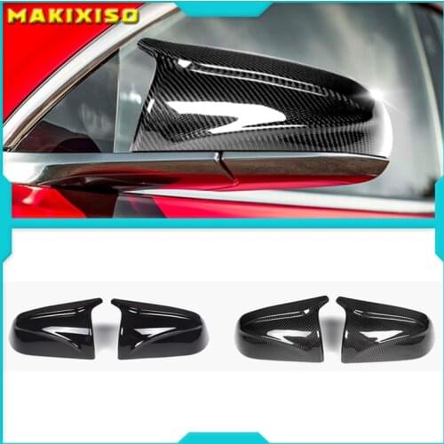 Rear Mirror Cover for Tesla Model 3 Rearview Side Mirror Sticker Car Decor Modification Carbon Fiber ABS for Model3 2017-2021
