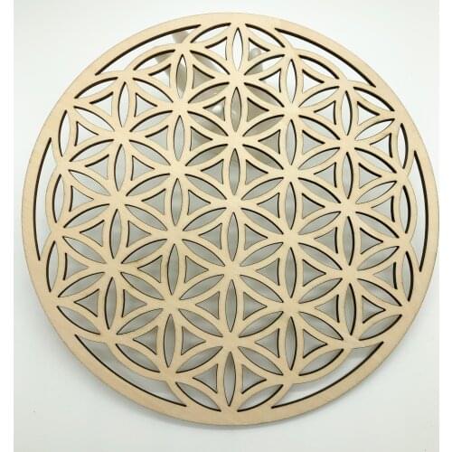 Flower Of Life Wooden Ornament, Home Decoration