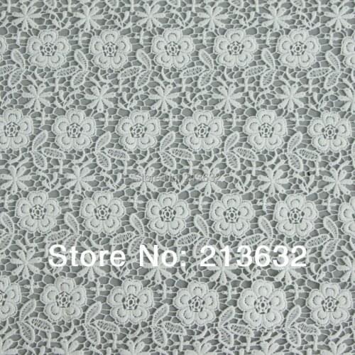 D po12 The high-quality goods Premium water soluble embroidered cloth Full computer embroidery lace fabrics factory orders