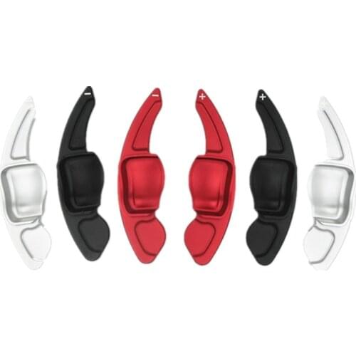 Aluminum Alloy Add-On Steering Wheel DSG Paddle Shifters Extension For VW Tiguan Golf 6 MK5 MK6 Jetta GTI R20 R36 CC Scirocco