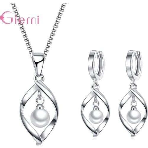 Glamorous Drop Shaped Crystal Stone Necklace Earrings for Womens Wedding Ceremony Accessoriesand CZ