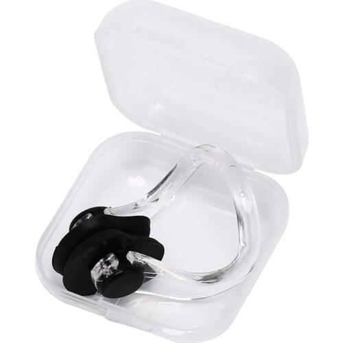 Soft Comfortable Single Nose Clip Boxed Silicone Adult Children Universal Swimming Beaches Waterproof Equipment Accessories