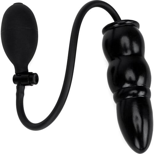 Silicone Anal Dilator With Pump Massage Adult Products Expandable Butt Plug Inflatable Anal Plug Sex Toys for Women Men