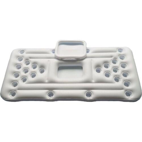 Inflatable Beer Table 28 Cup Hole Float Water 22 Hole 24 Hole 20 Hole Table Tennis Gaming Table Entertainment Ice Tank