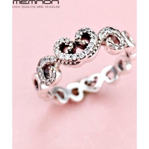 2018 New autumn Crown rings 925 sterling Silver rings for women silver 925 jewelry ring anillos Memnon fine Jewelry wholesale