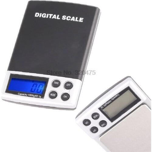 By DHL or EMS 20 pieces 0.1X1000g Mini Electronic Digital Balance Weight Scale