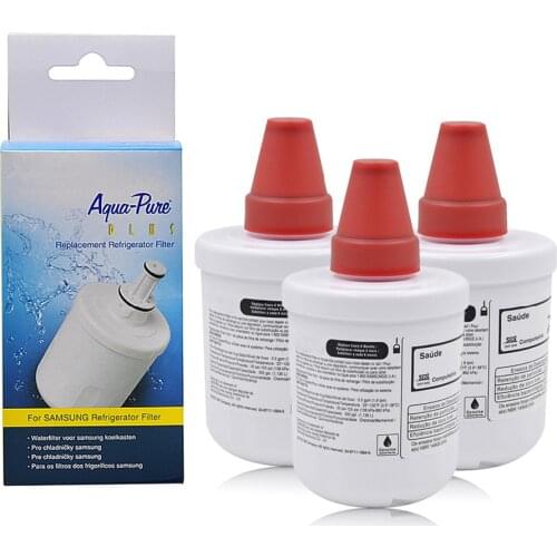 Compatible with Samsung DA29-00003G, Aqua-Pure Plus DA29-00003B, HAFCU1, DA29-00003A Refrigerator Water Filter, 3 Filters