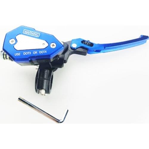 Universal Motorcycle Brake Master Cylinder Mirror Seat Hydraulic Clutch Lever Disc Brake Clutch Pump Lever Adjustable Bar
