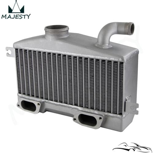 Top Mount Uprated Intercooler For EJ20 Impreza WRX GC8 96-00 VER 3 4 5 6 Black/Sliver