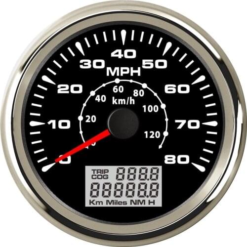 0-80MPH 0-120KM/H GPS Speedometer Odometer Speed Gauge For Boat Car Motorcycle Truck With ODO COG TRIP