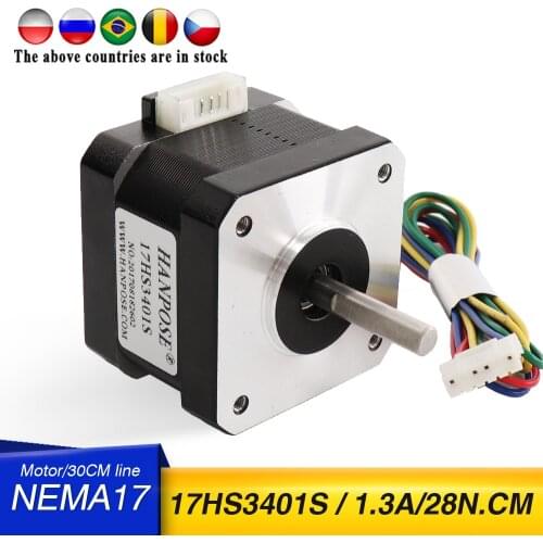 17HS3401S 4-lead CNC for 3D printer Nema17 Stepper Motor 42 motor 42x34 mm motor 42BYGH