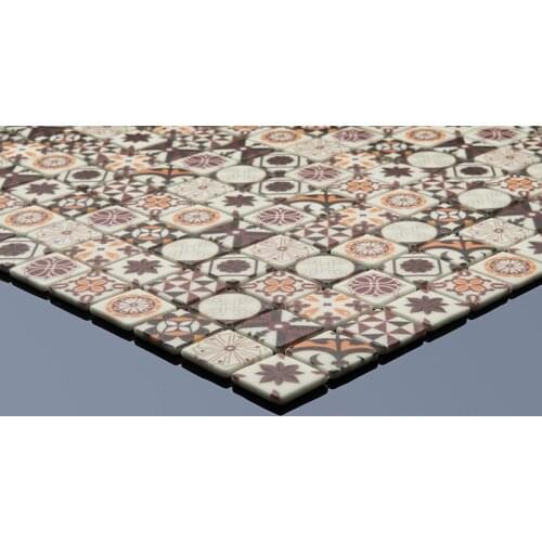 B and q mosaic tiles