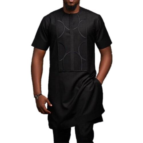 2021 African Clothes for Men African Men Dashiki Short Sleeve Print Shirt Men Fashion Casual Plus Size Tops M-4XL