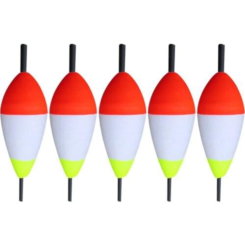 5pcs Buoyancy Foam Bubble Fishing Float High Quality EVA Luminous Buoy Tube Fish Bait for Sea Carp Fishing Tackle Accessories