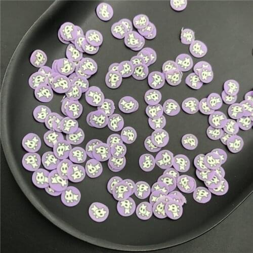 50g Rabbit Polymer Clay Slices Sprinkles for Kids Diy,Craft/Nail Art/Scrapbook Decoration,Filler Polymer Clay Embellishments
