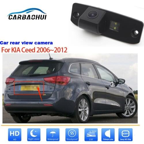 Car wireless Rear View Camera For KIA Ceed 2006 2007 2008 2009 2010 2011 2012 car Parking Reversing Camera CCD HD Night Vision