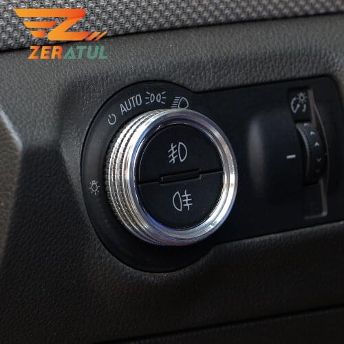 Zeratul Car Headlight Head Lights Switch Button Knob Cover for Chevrolet Cruze Malibu Aveo Trax for Opel Mokka ASTRA J Insignia