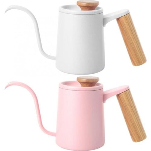 Drip Kettle 350ml Stainless Steel Coffee Pot Long Gooseneck Spout Water Kettle Cafeteira Expresso Drip Coffee Tea Pot Kettle