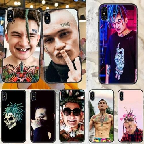Morgenstern rapper Phone Case Cover Hull For iphone 5 5s se 2 6 6s 7 8 12 mini plus X XS XR 11 PRO MAX black silicone hoesjes