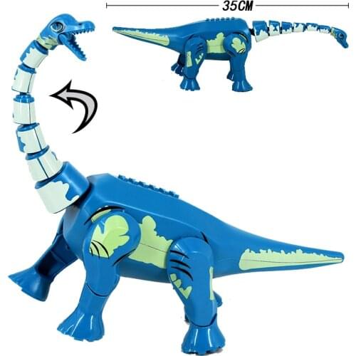 New Jurassic Dinosaur Rainforest Animals DIY Blocks Dinosaurs Mini Models Building Blocks Bricks Kid Dino Toys For Children