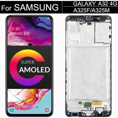 For Samsung A32 4G A325 SM-A325F Display lcd for Samsung A32 4G SM-A325M A325G lcd Touch screen For Samsung Galaxy A32 4G LCD