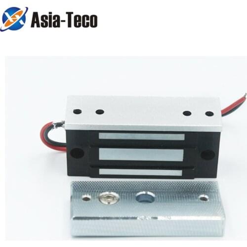 C 180kg 280kg Electric Magnetic Lock DC 12V Single Door Electromagnetic Lock Holding Force For Access Control