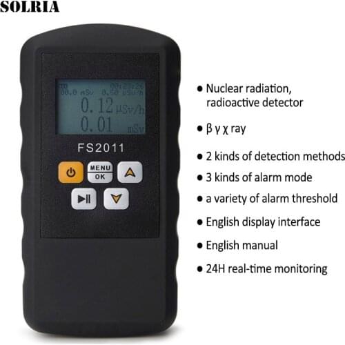 FS2011 Radiation Detector Intelligent Accurate Measurement Machine Negative Ion Nuclear Radiation Radioactive Substance Detector